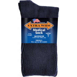 EXTRA WIDE SOCK 4852 SMALL - NAVY