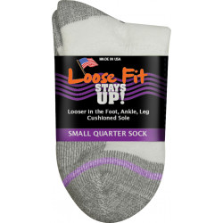 EXTRA WIDE SOCK 740 SMALL - WHITE