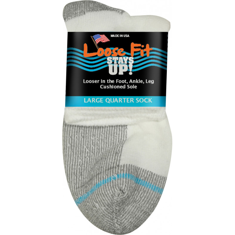 EXTRA WIDE SOCK 760 LARGE - WHITE
