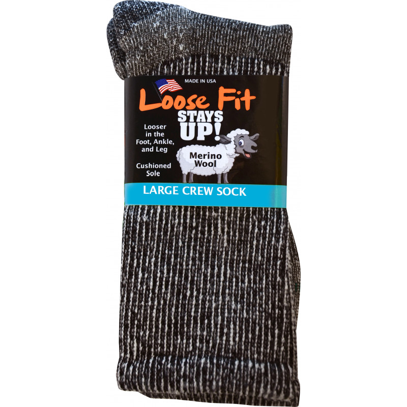 EXTRA WIDE SOCK 391 LARGE WOOL - DEFAULT