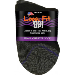 EXTRA WIDE SOCK 741 SMALL - BLACK