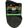 EXTRA WIDE SOCK 751 MEDIUM - BLACK