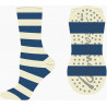 PUSSYFOOT FEMALE BBW23BEDSOCKW - NAVY MULTI