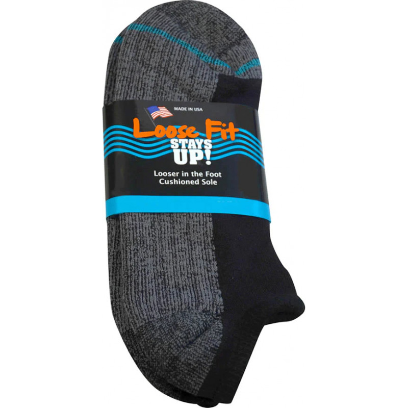 EXTRA WIDE SOCK 441 SMALL - BLACK